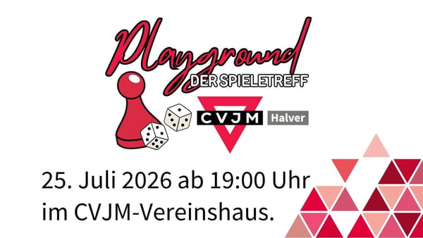 Playground Flyer Juli 2026